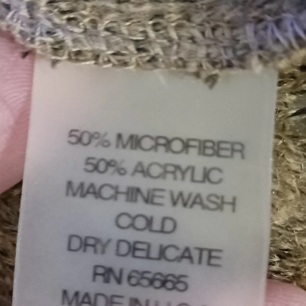 Staples womens XL open knit lightweight tan duster cardigan wrap - Image 2