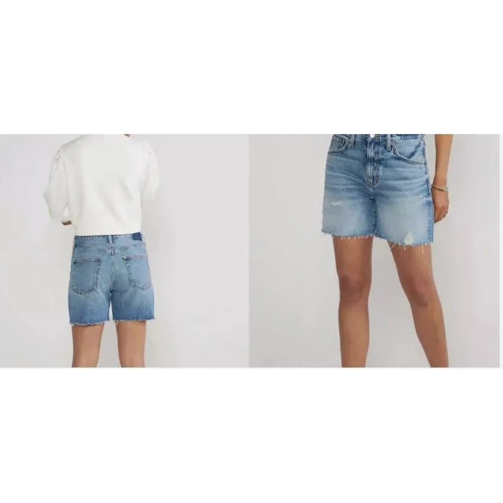 ÉTICA Skylar Cut Off Shorts Women's sz. 26 Blue Organic Cotton Vacation Beachy - Image 2