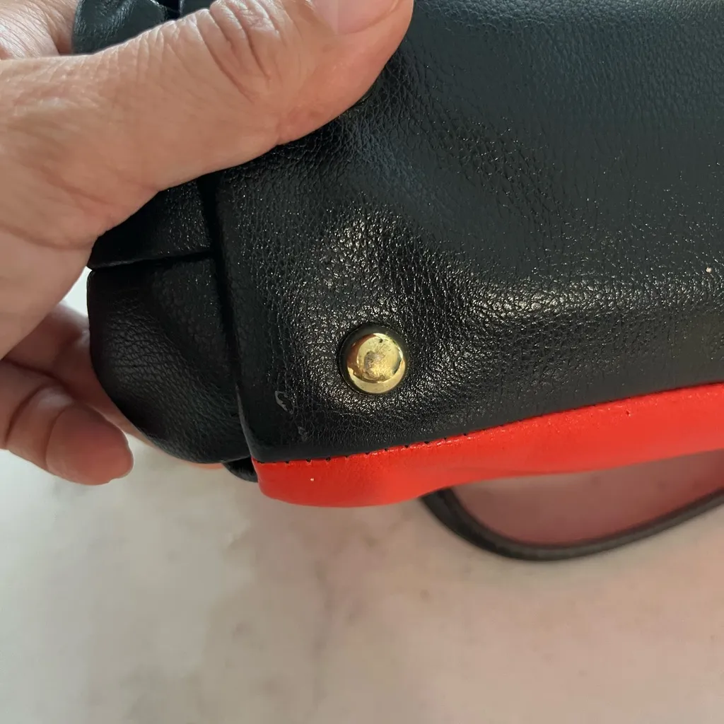 Anne klein Stylish Red and‎ Black Handbag - Image 3