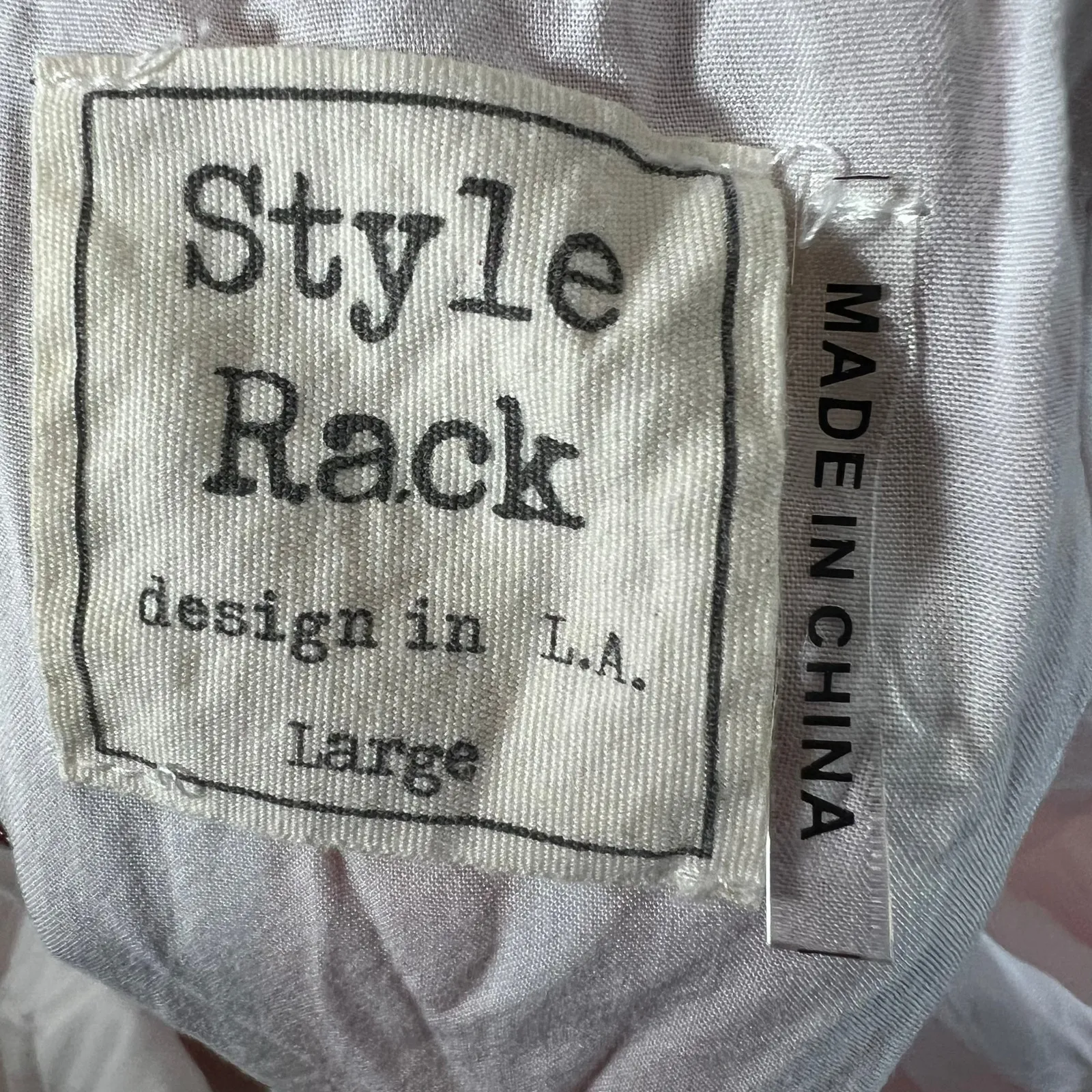 Style Rack Strapless Romper Womens L Multicolor Stripe Boho Festival Summer Y2K - Image 4