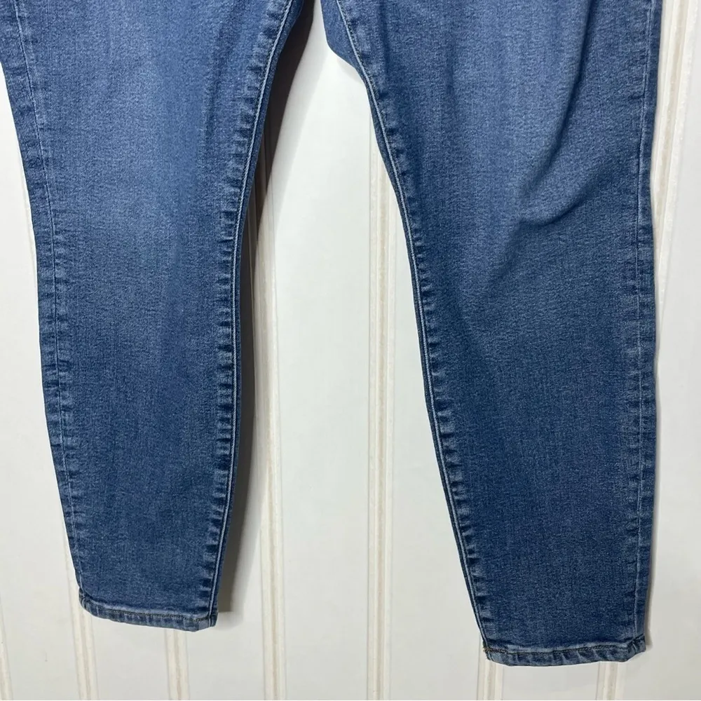 EVERLANE Curvy High Waist Crop Skinny Jeans Sz 35 - Image 5