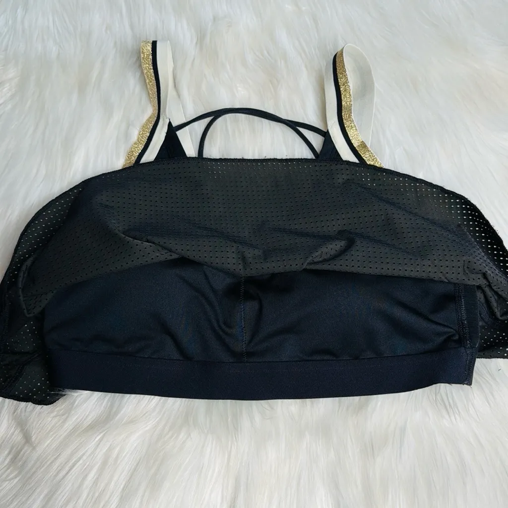 Nike Black Glam Dunk Sports Bra - Image 3