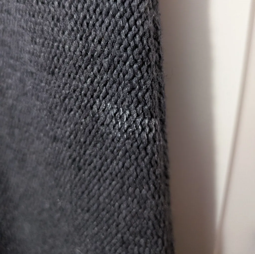 SLEEPING ON SNOW Anthropologie Strapless Dress Silk/Wool Blend Gray Small - Image 6