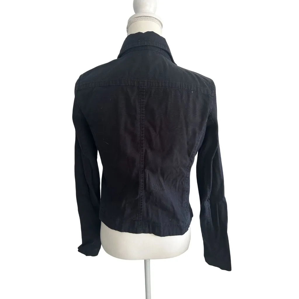 JAMES PERSE Standard Black Casual Jacket Coat Size 2 / US Medium - Image 6