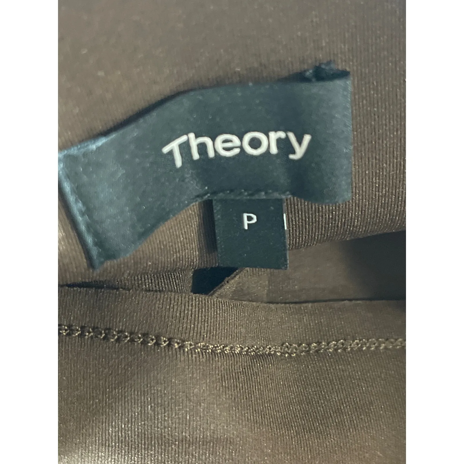 Theory Brown Mid Rise Athletic Yoga Activewear Sports Leggings Trouser Pants P/2 - Image 3