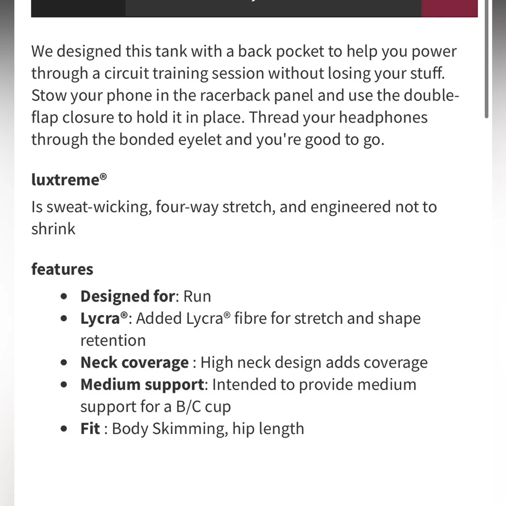 Lululemon Final Lap Tank in Black Women’s Size 8 - Image 10