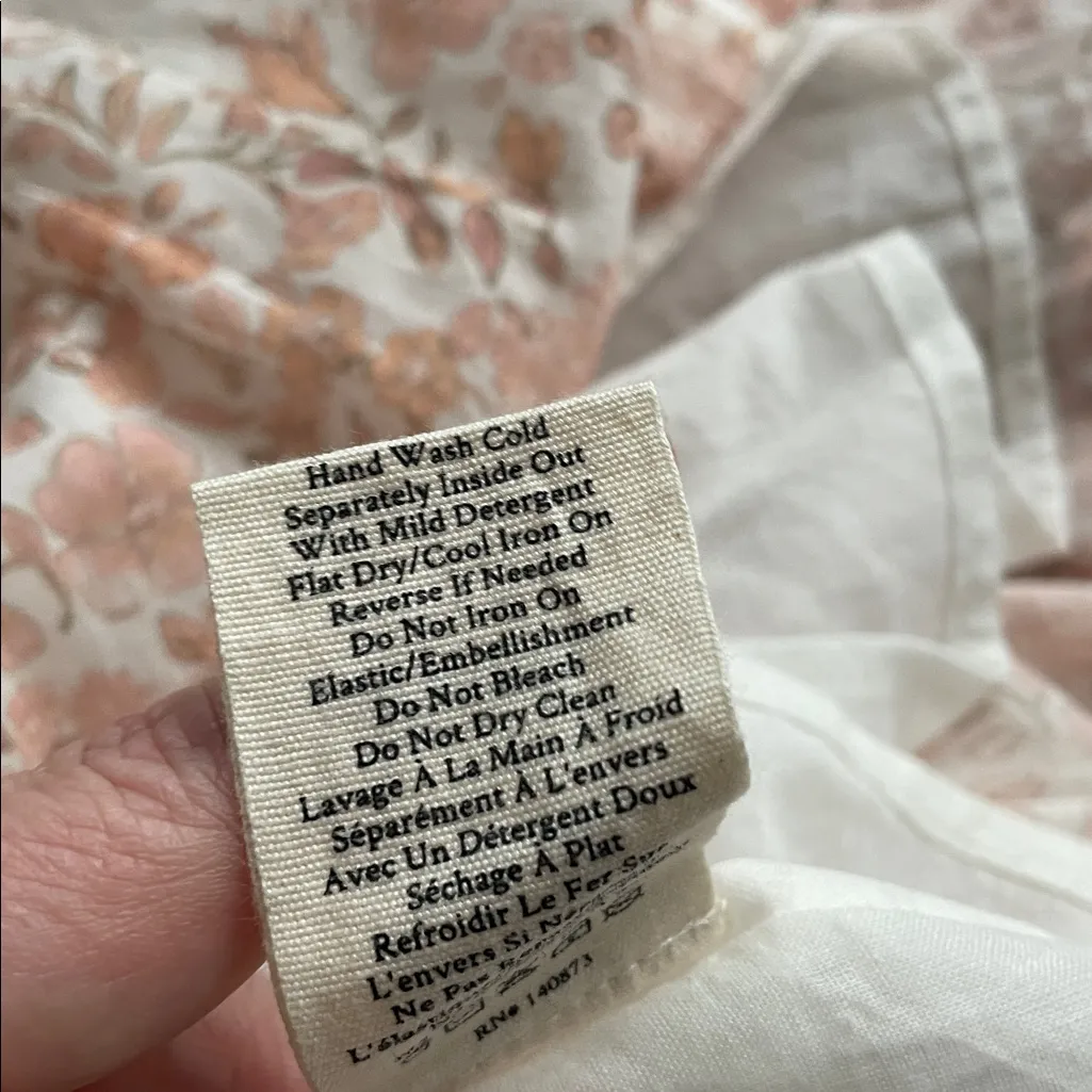 LoveShackFancy Ottawa Vanilla Floral Midi Dress - Image 15