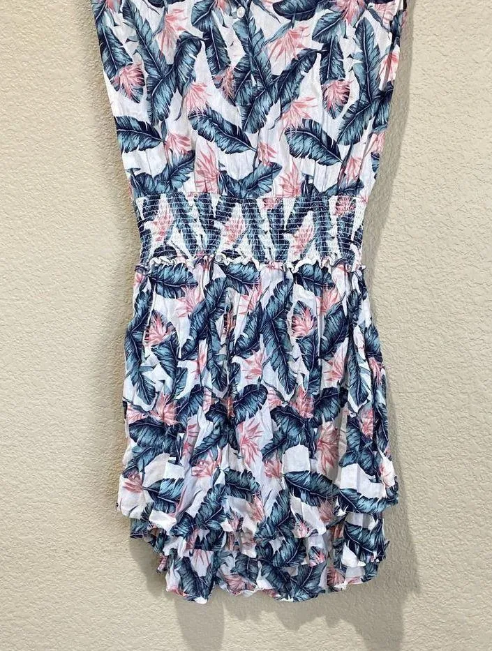 RAILS Angelina Dress in Tropico Palm Print Tropical Beachy Size Extra Small - Image 7