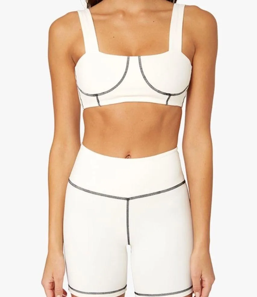 We wore what white and black workout set - Image 2