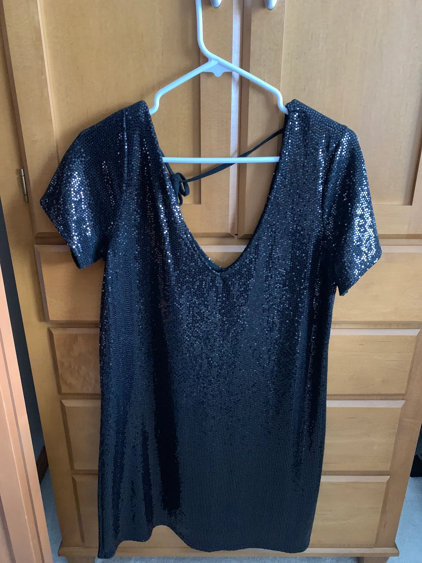 Black Sparkle Dress - Image 2