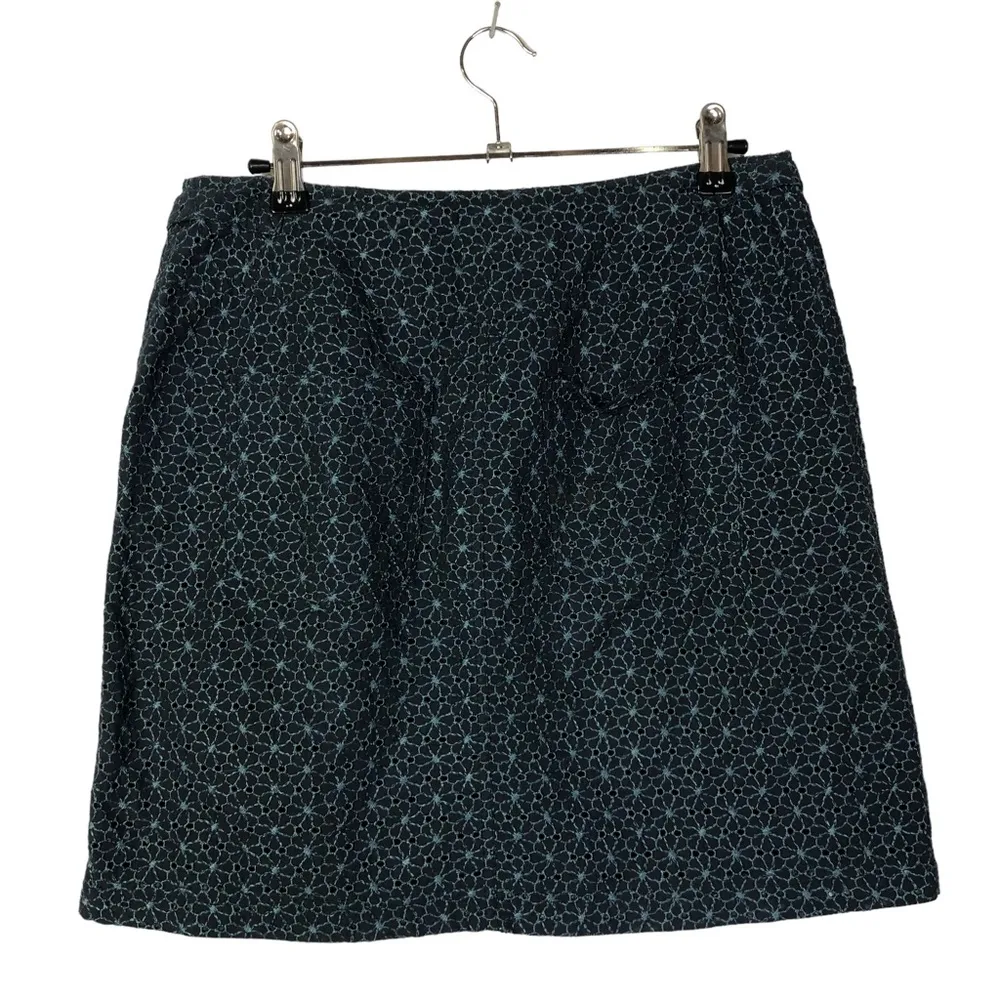 Cynthia Steffe Navy Blue Floral Mini Skirt 8 - Image 27
