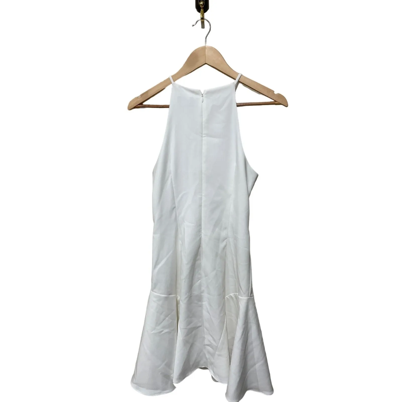 LIV FOSTER Cutout Halter Mini Dress Size 4 White - Image 7