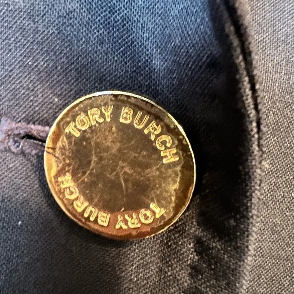 Tory Burch  Pierre Navy Blue Double Button Blazer - Image 5