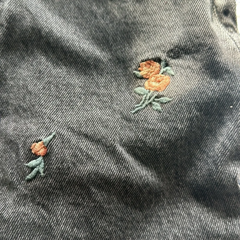 embroidered jeans - Image 2