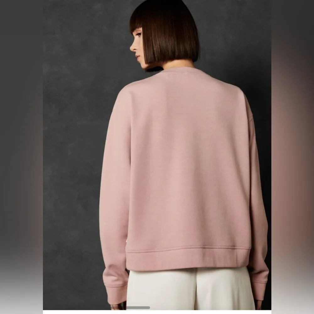 Ted Baker Branded Sweatshirt in Dusty Pink - Image 15