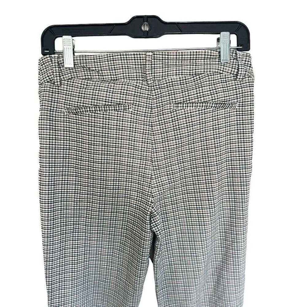 Massimo Fabbro Italy Plaid Pants Pull On Career Casual Ankle Preppy Academia 4 - Image 3