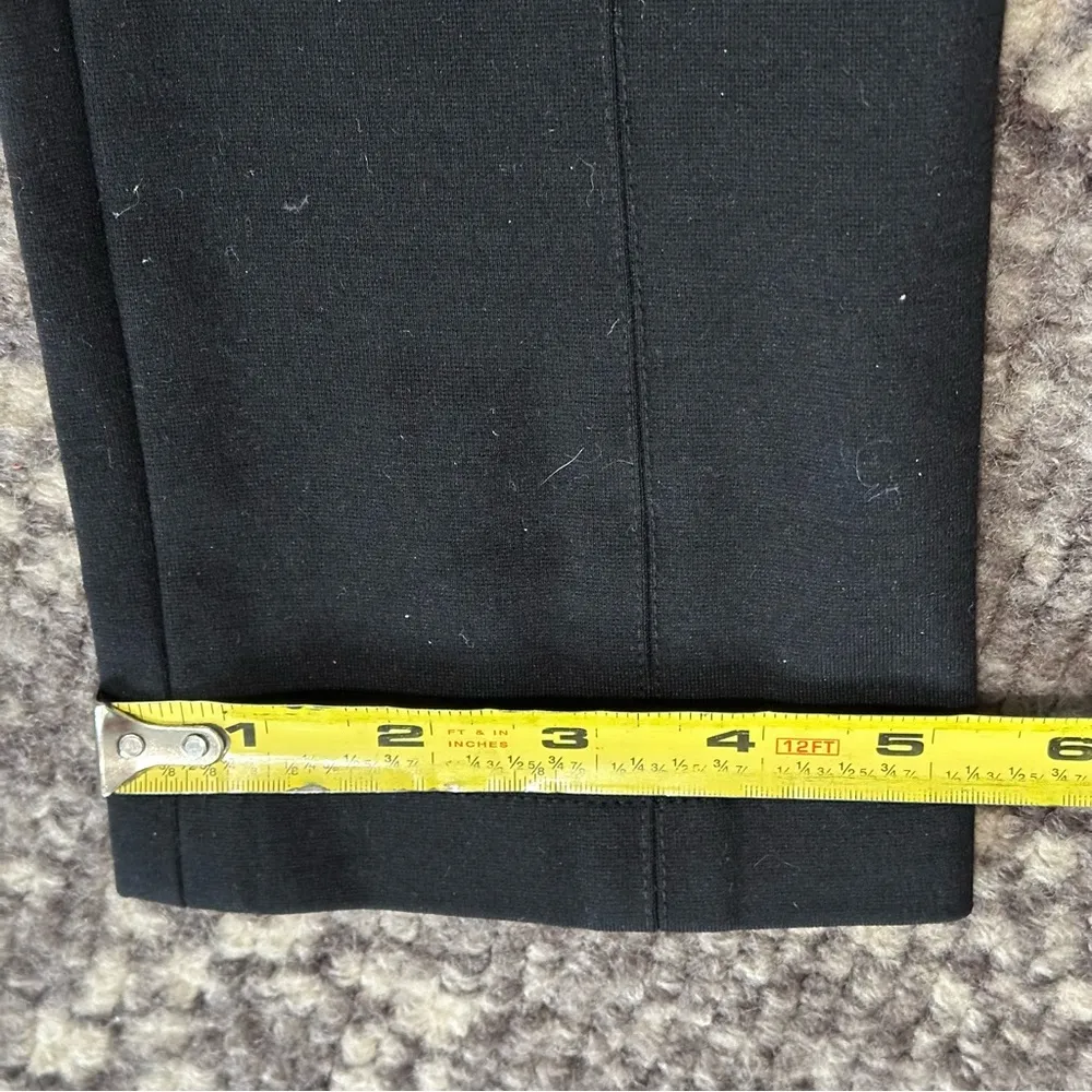 Vince Women’s Size 4 Black Front Zipper Equestrian Skinny Ponte Pants - Image 13