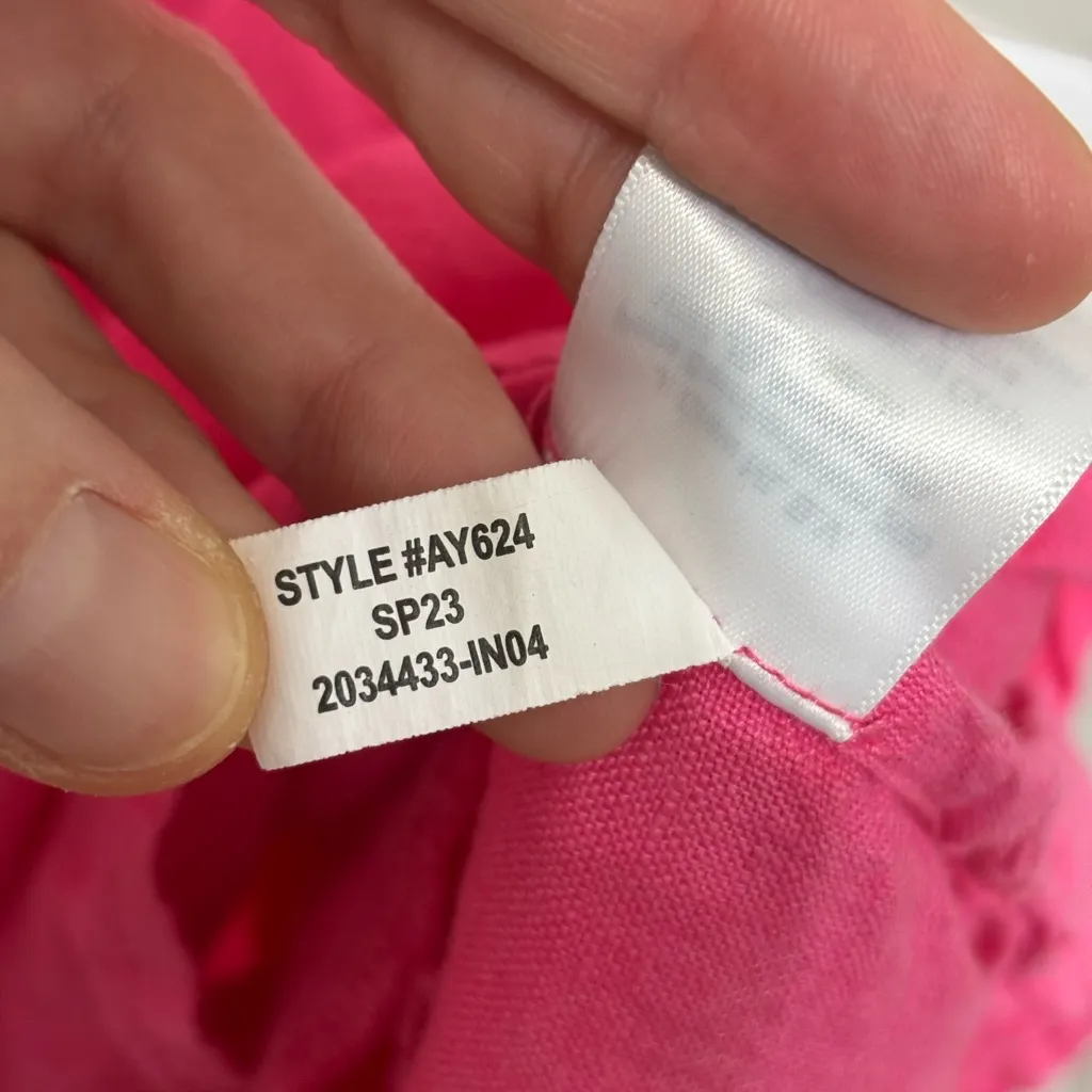 J. Crew Relaxed-Fit Short-Sleeved Shirt Dress in Baird McNutt Linen - Size MP - Image 7