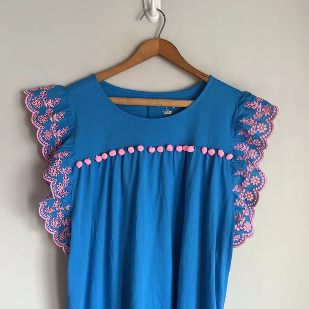 Lilly Pulitzer Blue Ave Dress XL - Image 4