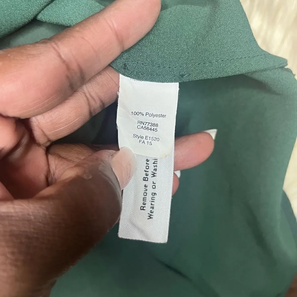 🎉👗HP👗🎉Madewell Moviehouse Shirtdress hunter green sz small - Image 7