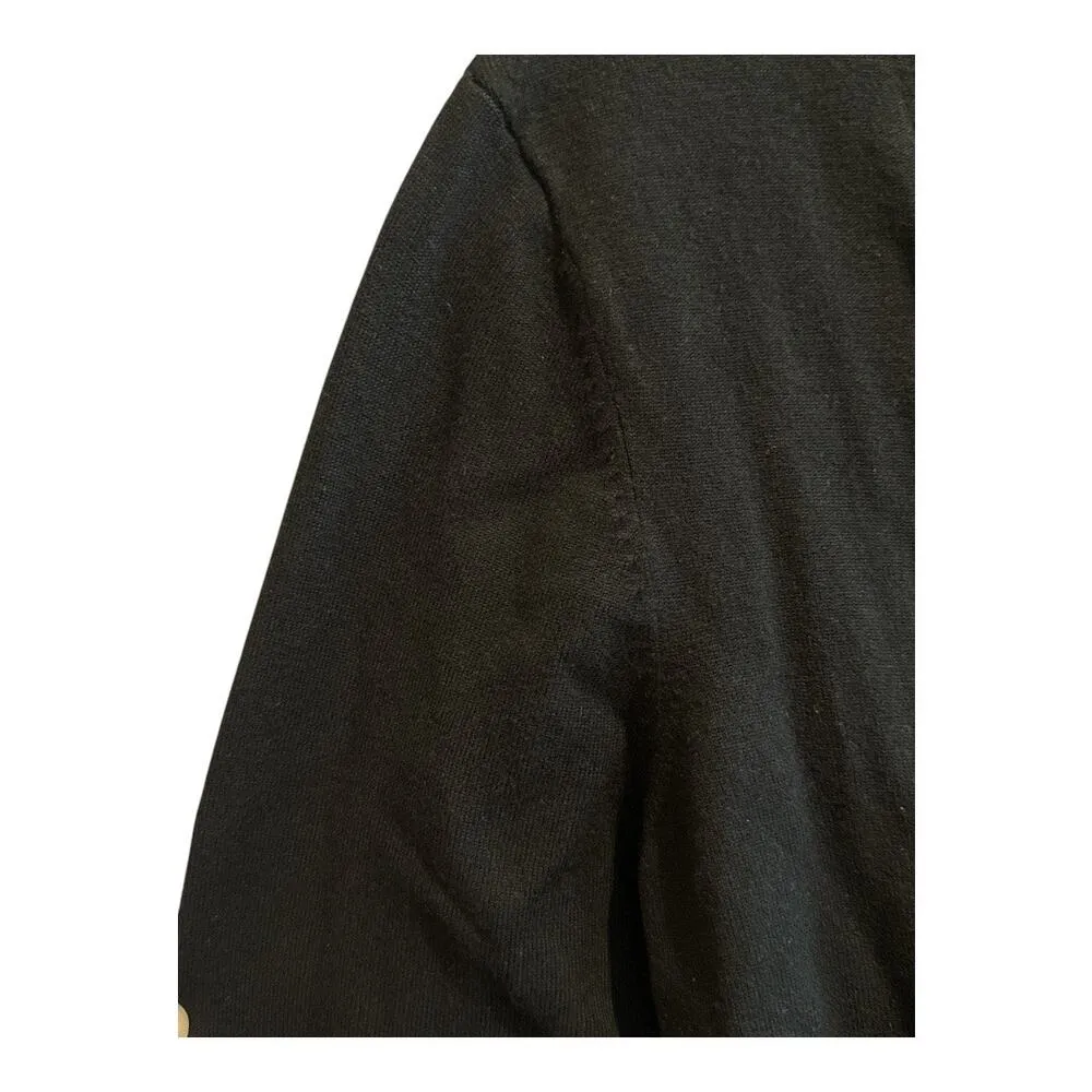 Apostrophe Black Cardigan‎ Size Large - Image 4