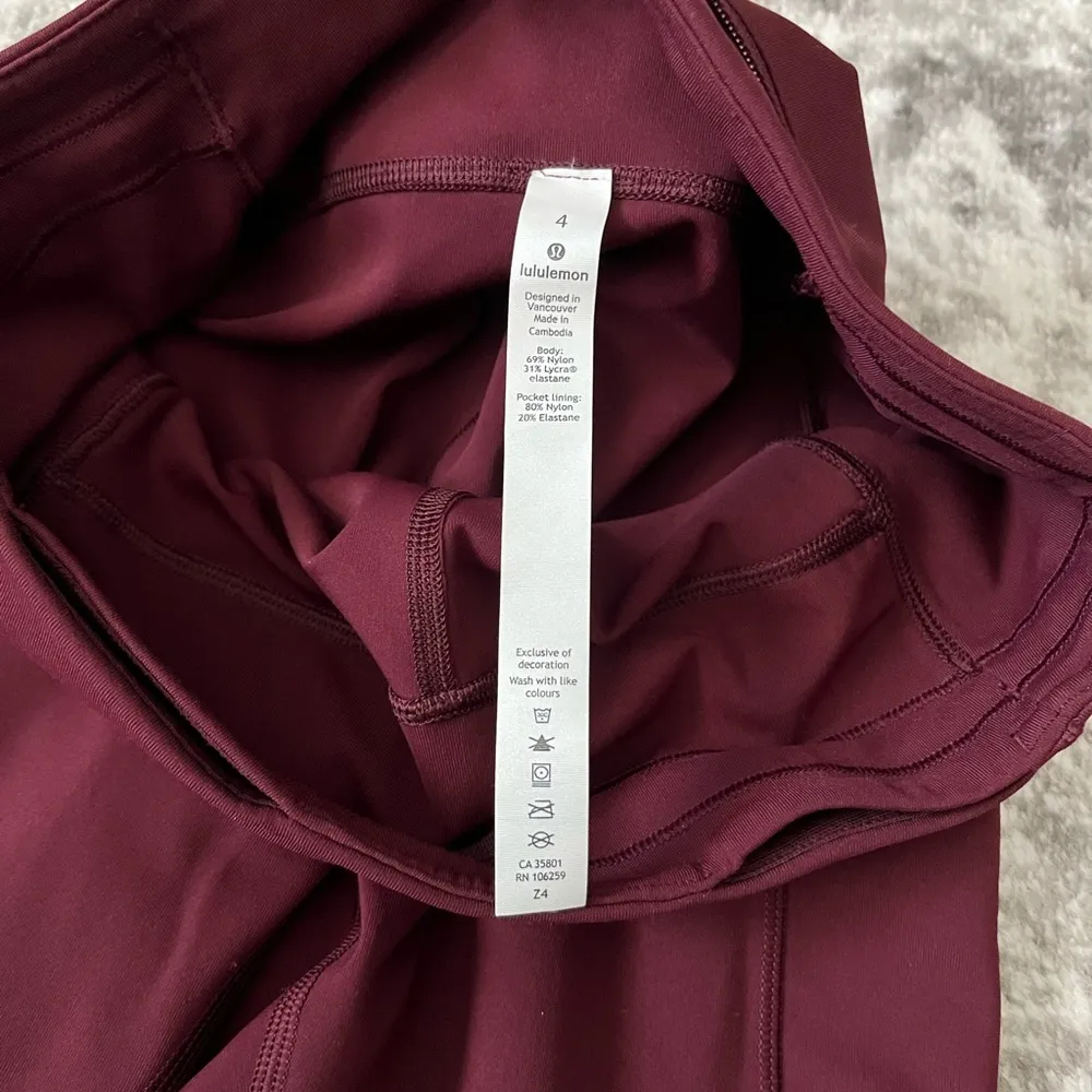 Lululemon Speed Up Tight 28" Garnet - Image 5