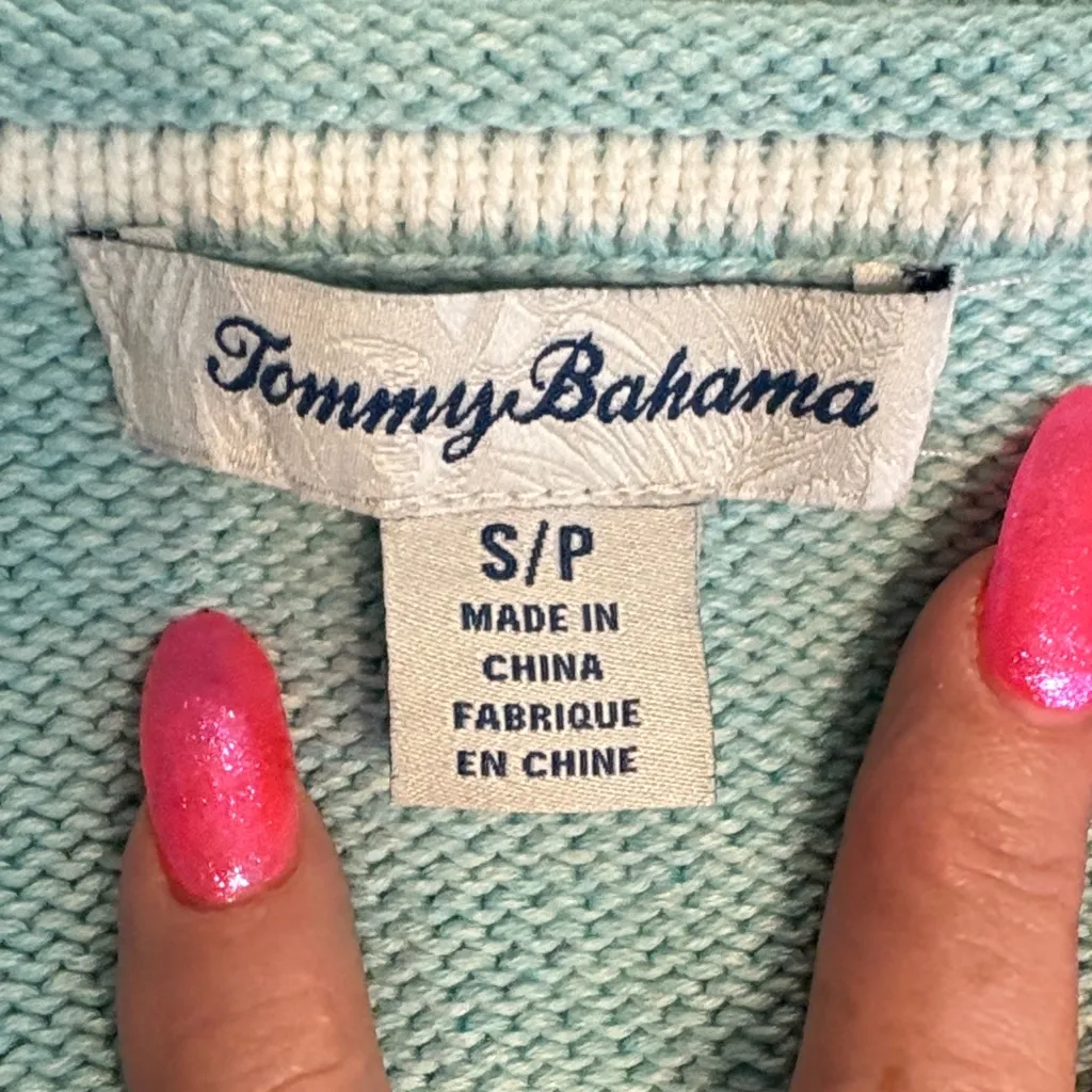 Tommy Bahama V-Neck cotton Sweater - Image 8