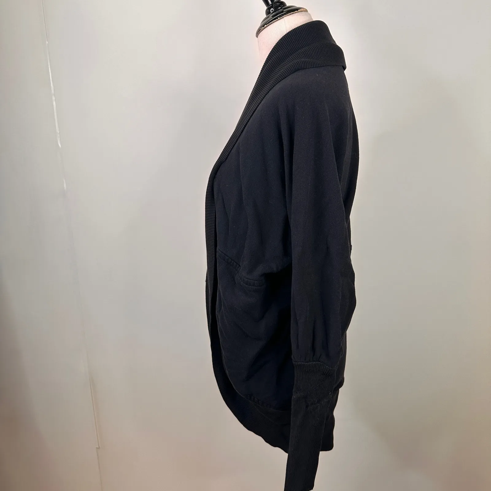 Wilfred Black Aritzia Diderot Studded Open Cardigan Sweater Size Medium - Image 9