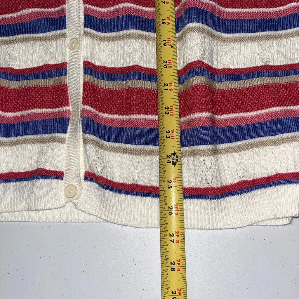 NWOT Alfred Dunner Patriotic Stiped Sweater - Image 4