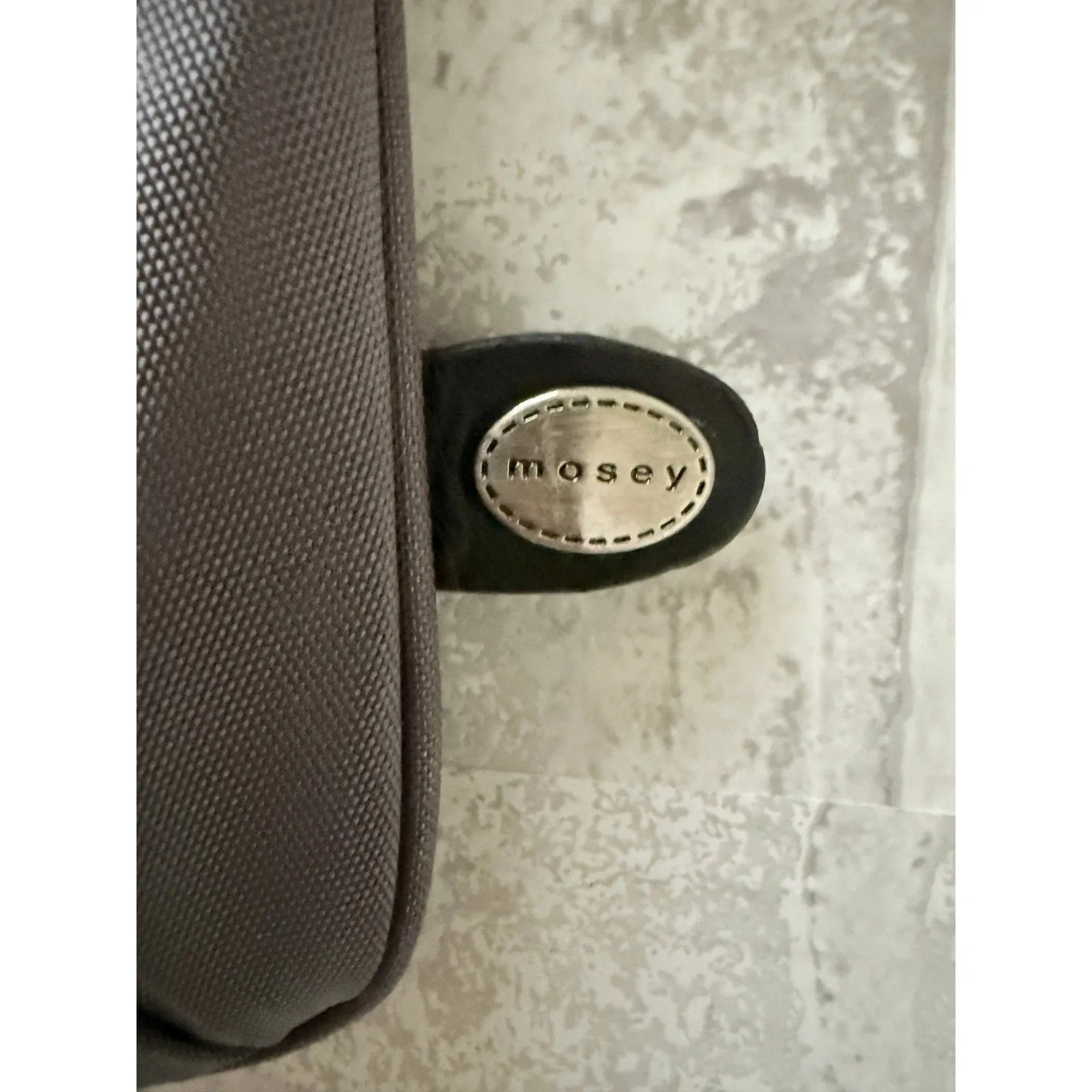 Mosey Life by Baggallini Caster Gray Nylon Multi Pocket Travel Utility Bag - Image 4