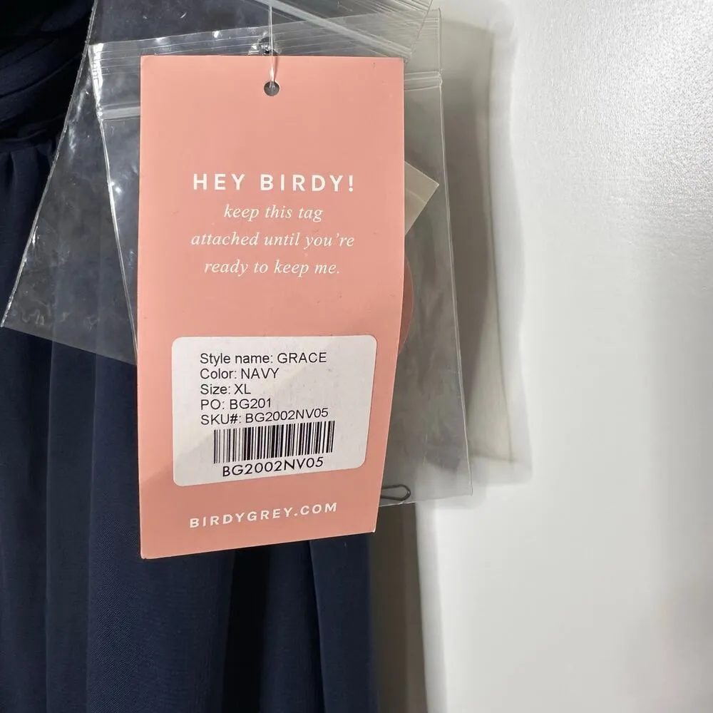 NWT Birdy Grey Grace Convertible Maxi Dress Women's Navy Size X-Large XL - Image 6