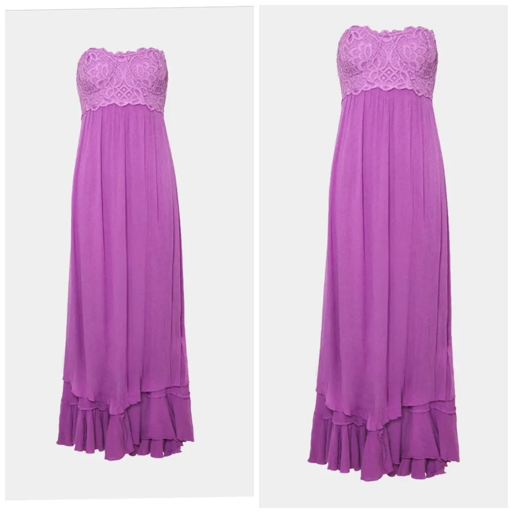 FREE PEOPLEAdella Corset Maxi Dress In beauty berry - Image 4
