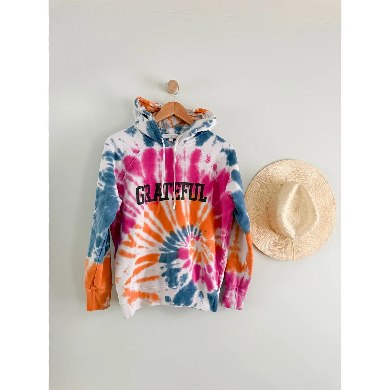 Spiritual Gangster | Tie Dye Grateful Hoodie Multicolor Pullover | Sz XS - Image 2