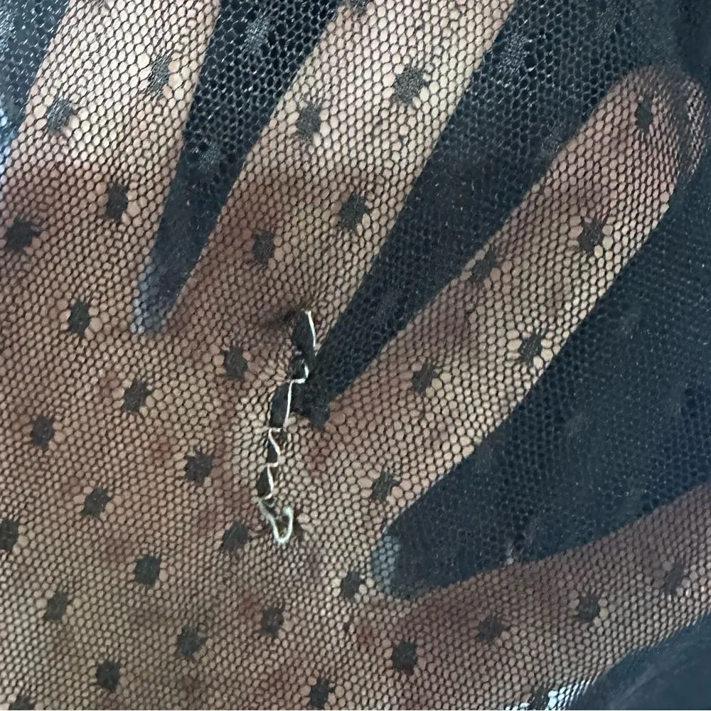 Disney Snow White Black Lace Dress W/Flaw Size XS - Image 11