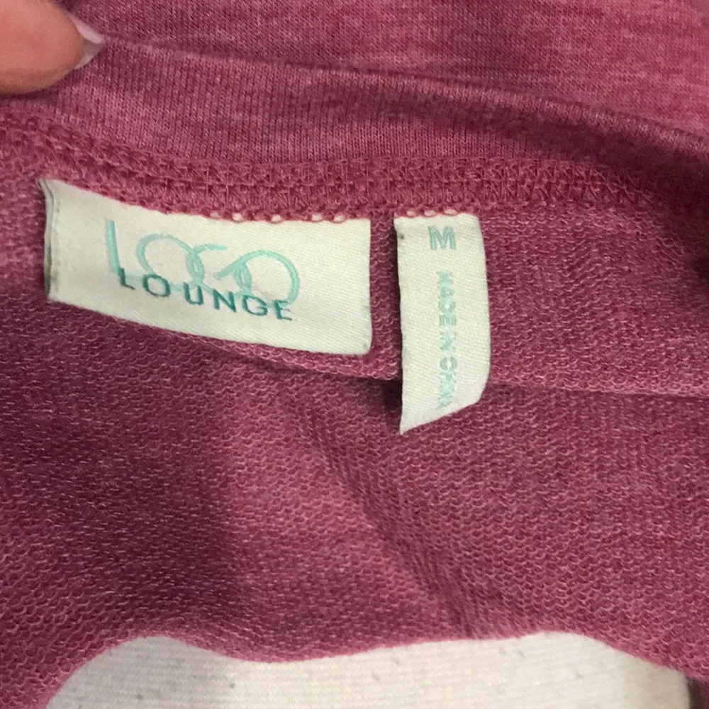 LOGO Lounge French Terry Ombré Chiffon Hem Tunic - Image 8