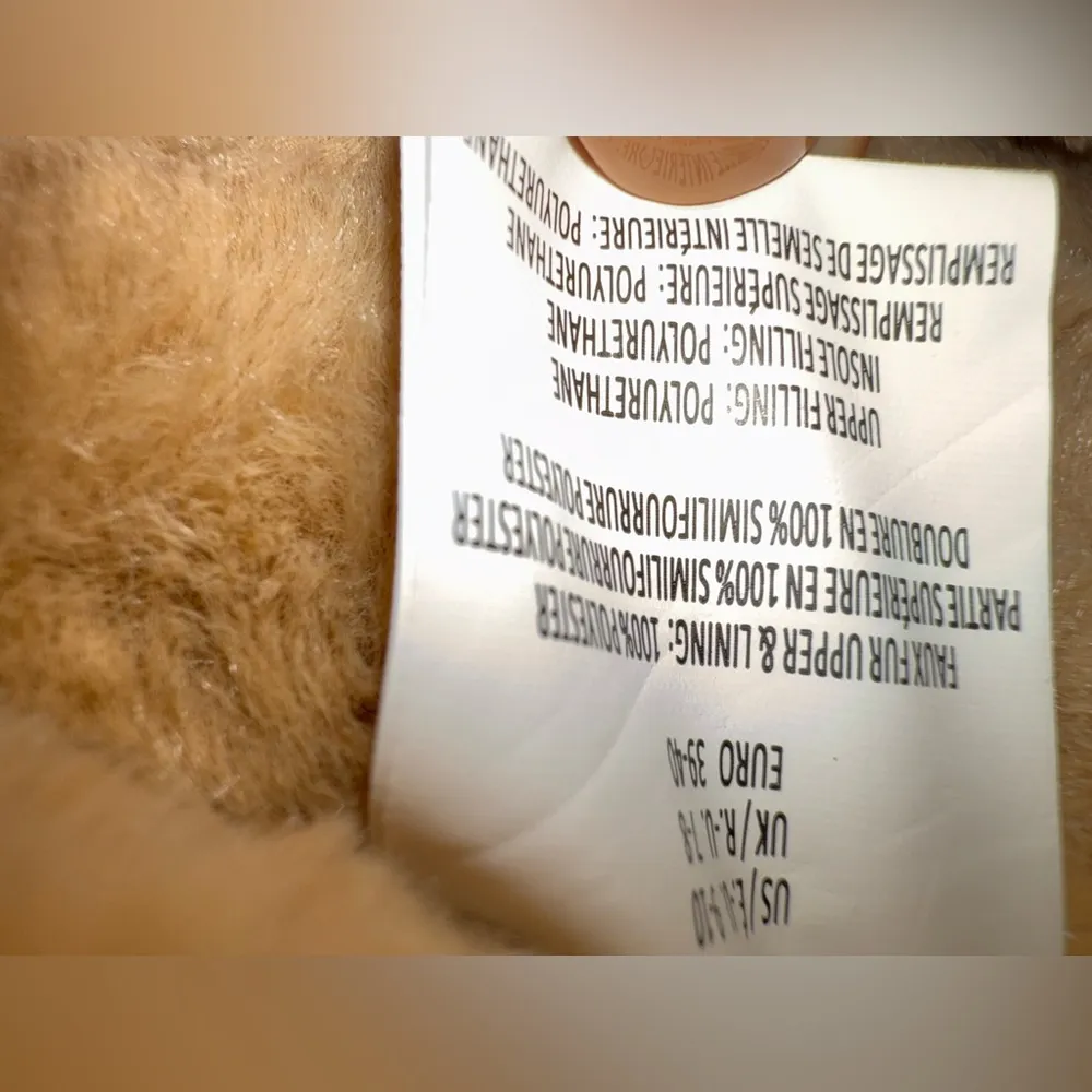 NWT MUK LUKS faux fur platform slipper, size medium (9 - Image 10