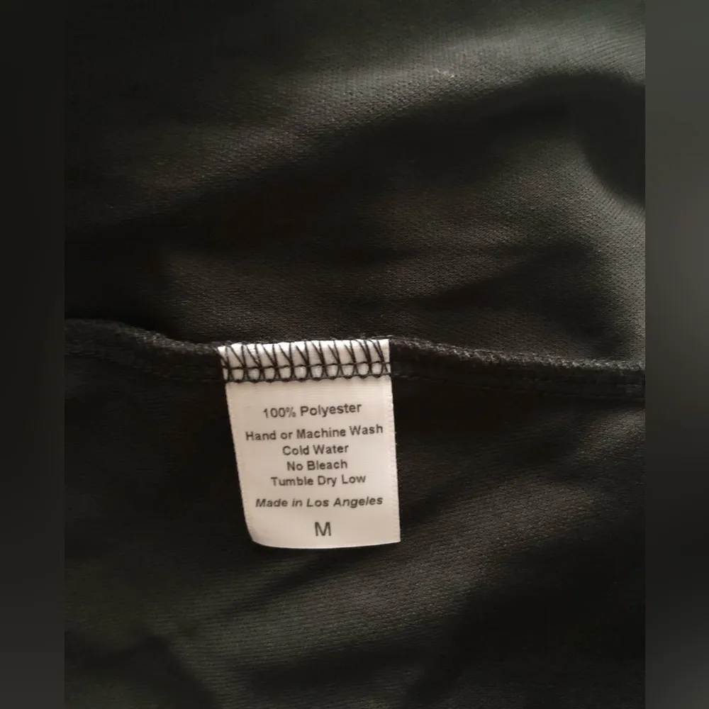 Lucy in the sky babydoll Sparkles Ruffle Mini Dress back bow tie cut out sz M - Image 10