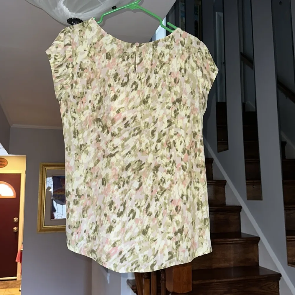 41 Hawthorne Abstract Print Top Sz L - Image 3