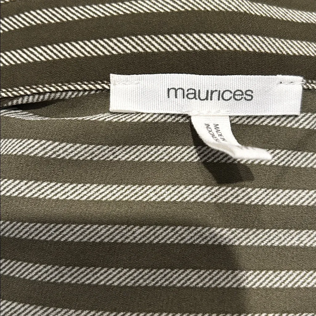 MAURICES Olive button down blouse - Image 5