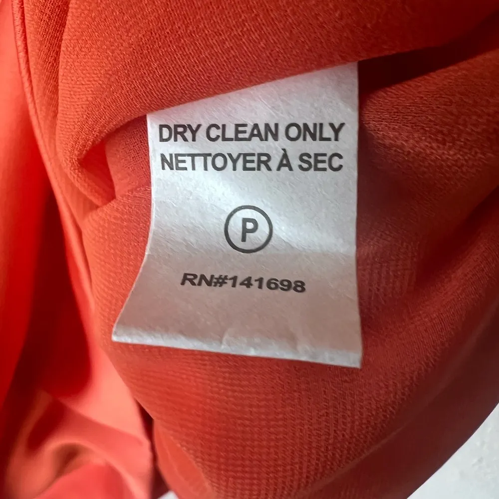 Ramy Brook Madison One-Shoulder Satin Minidress NWT size 0 Poppy Orange - Image 7