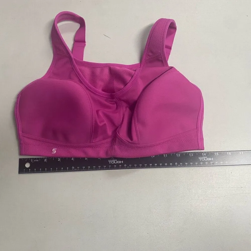 GLAMORISE‎ Sport Bra Hot Pink Size 36D New Without Tags - Image 8