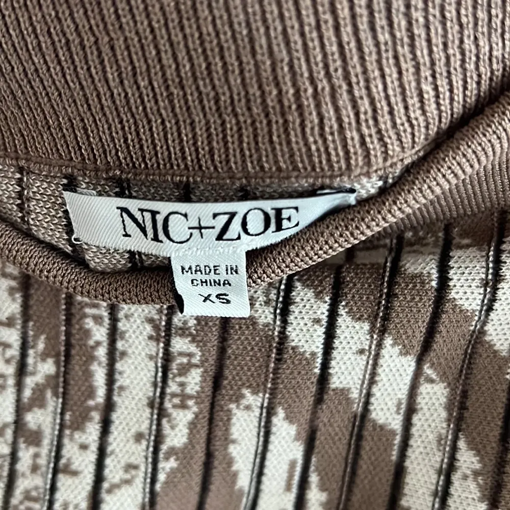 NWT Zic + Zoe A Line skirt Animal Print Pull On Flare Elastic Waist XS - Image 4