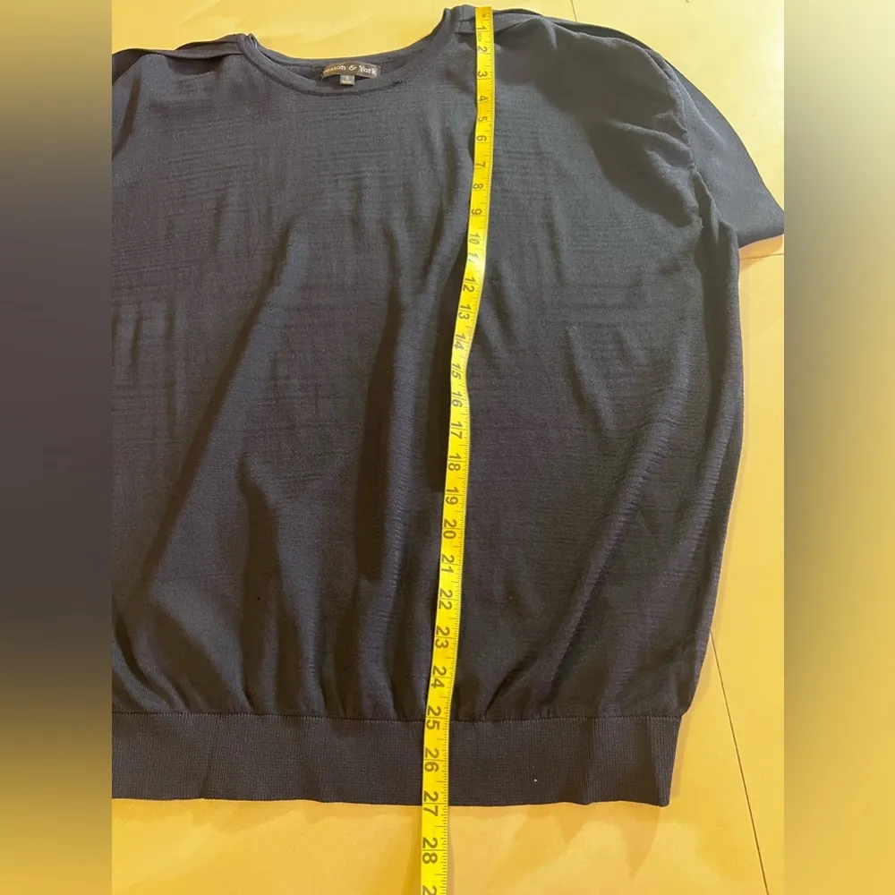 Preston & York Black shirt, blouse top. Plus size S some pleats on the sleeve - Image 9