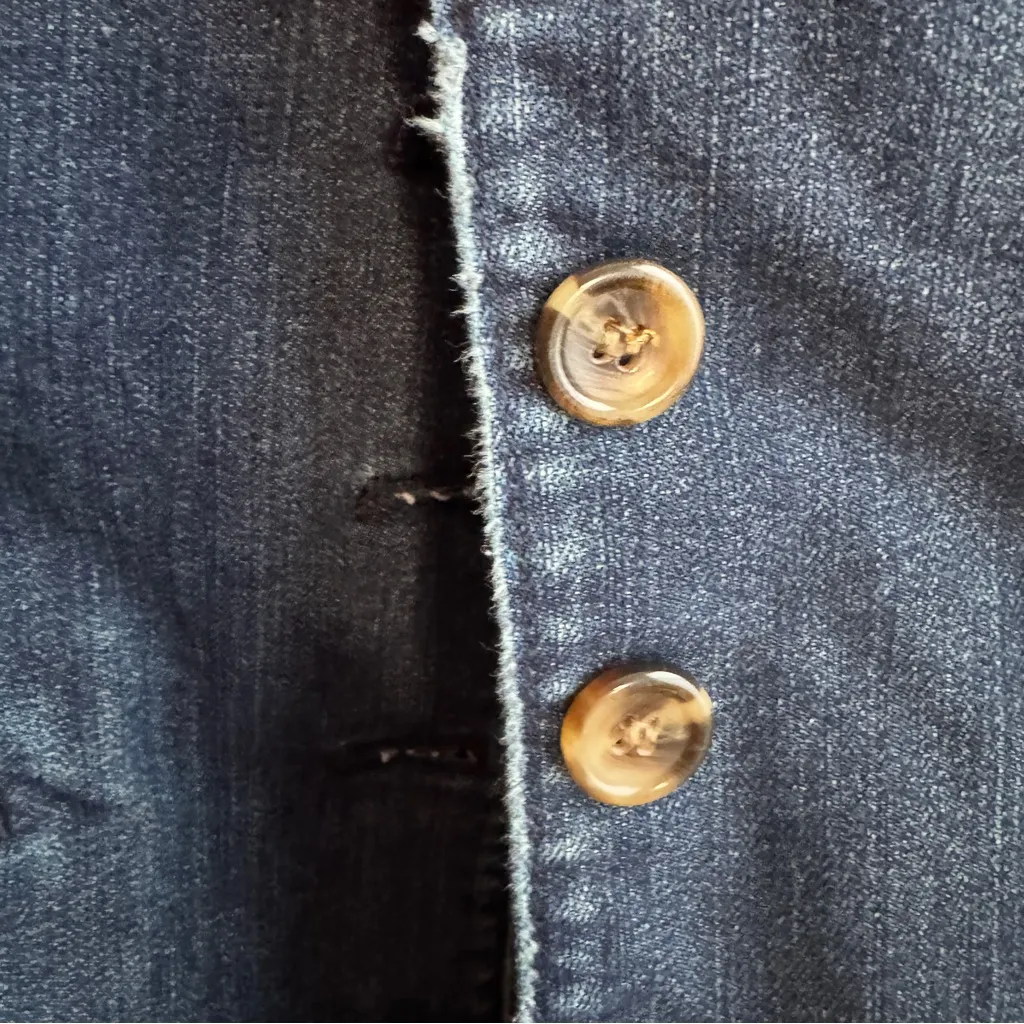 Coldwater Creek blue denim button up jacket size 16 - Image 8