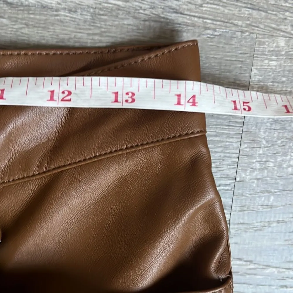 NEW madewell The Perfect Vintage Wide-Leg Pant: Faux Leather Edition - Image 8