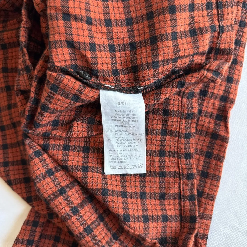 Madewell Ruffle-Front Top Plaid Fall Winter Gingham Cottagecore Peasant Preppy - Image 6