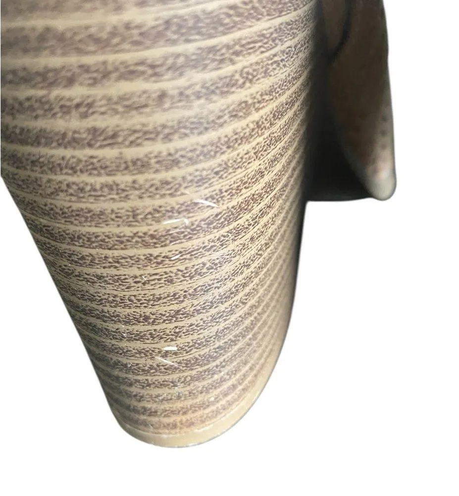 Altar’d State Women’s 9 Tan Nude Peep toe chevron style pattern heeled boots - Image 6