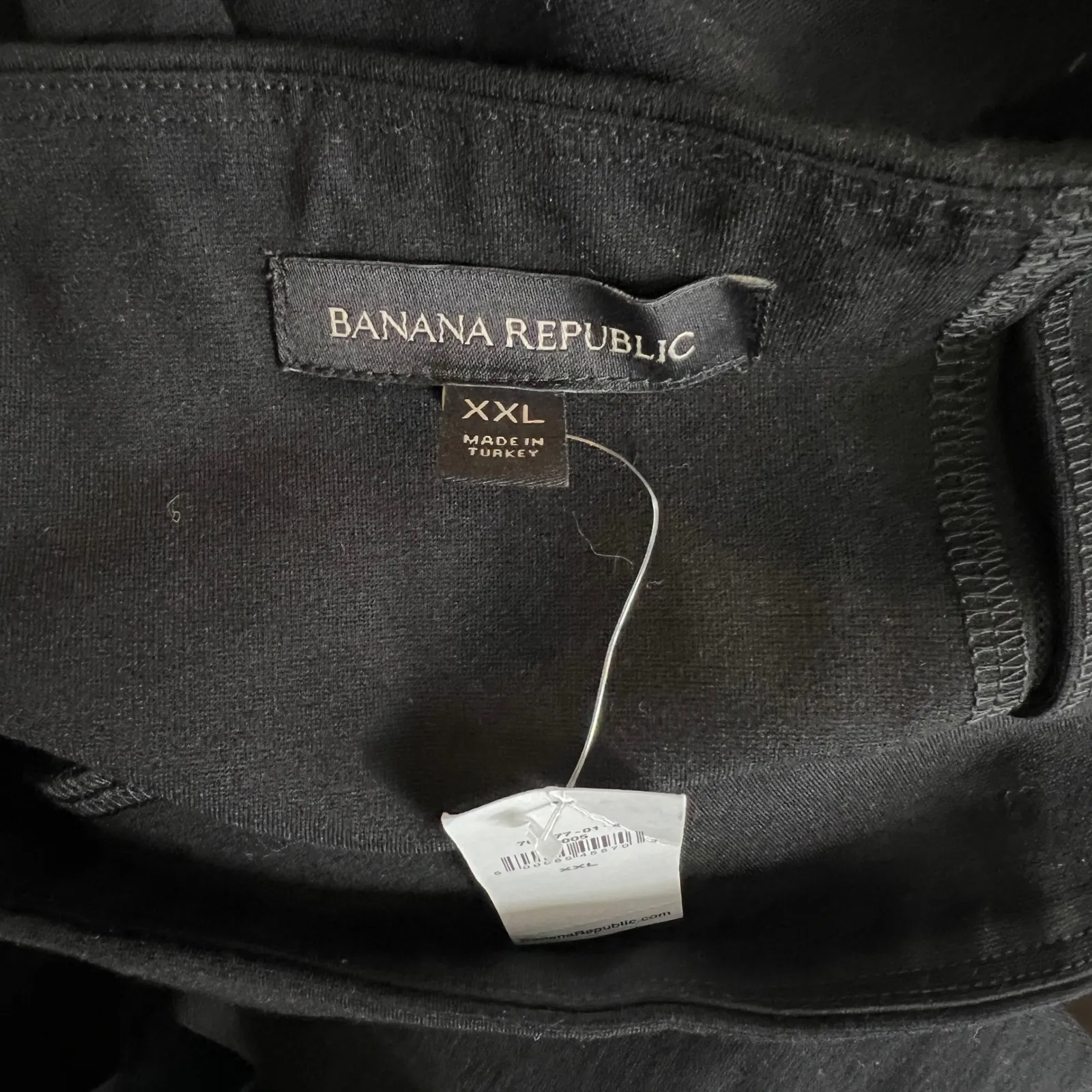 Banana Republic Black Pull-On Pants Ponte Hidden Zipper Pockets Size XXL New - Image 5