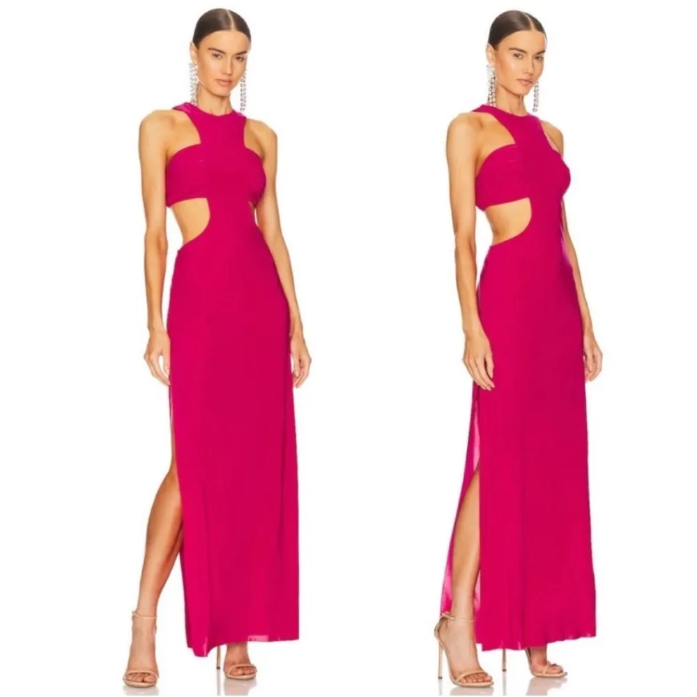 MISA Los Angeles x REVOLVE Angeles Lyra Dress in Fuchsia nwt - Image 3