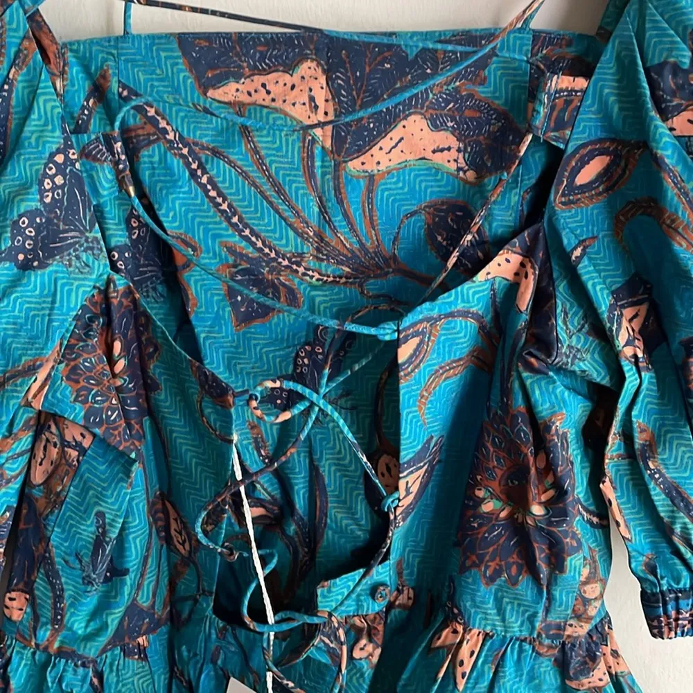 Ulla Johnson Carlotta Blouse Lagoon - Image 9